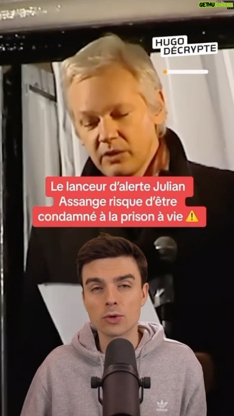 Hugo Travers Instagram - Affaire Julian Assange : voici ce qu’il faut savoir ⬆️