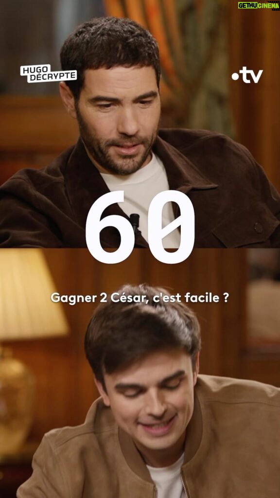 Hugo Travers Instagram - Mon Oui/Non avec l’acteur Tahar Rahim en 1 minute. Vidéo integrale sur YT ! @France.tv