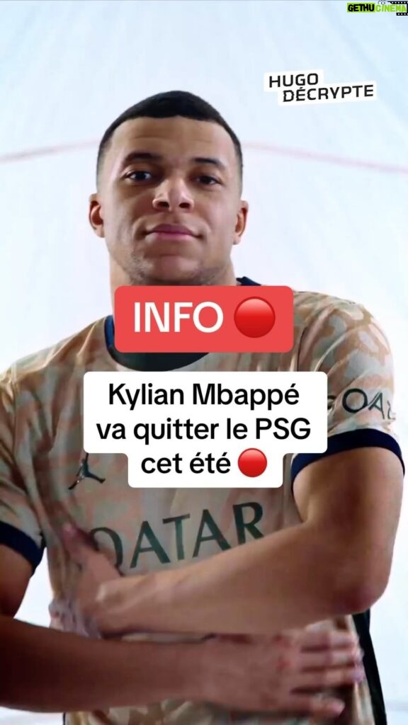 Hugo Travers Instagram - Mbappé va quitter le PSG cet été 🔴 Sources : RMC Sport, l’Equipe et l’AFP