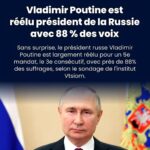 Hugo Travers Instagram - C’est officiel : Vladimir Poutine est réélu pour un 5e mandat. La plupart de ses opposants avaient été écartés de l’élection.