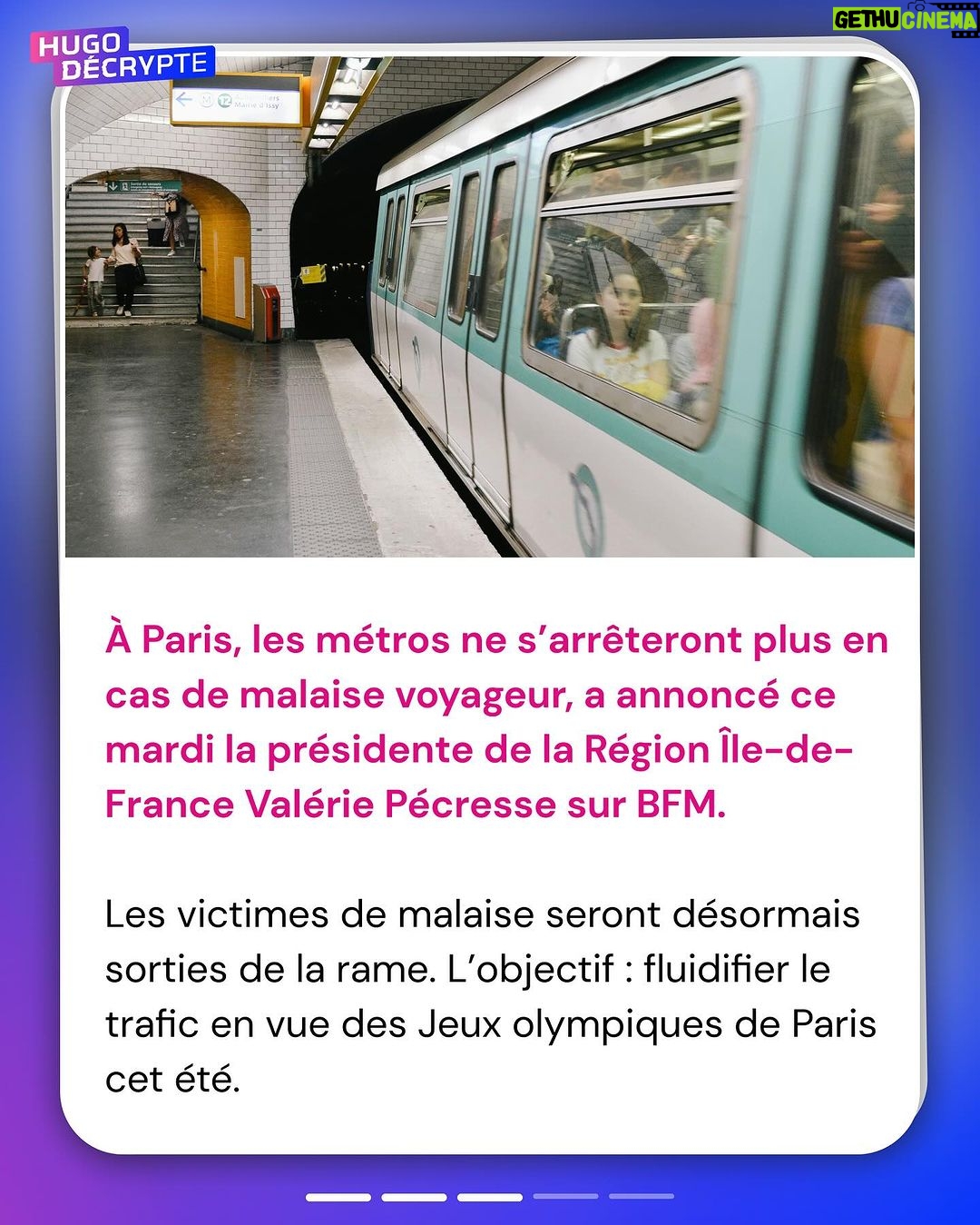 Hugo Travers Instagram - 🚨 En 1 minute, votre résumé de l’actualité du jour 🚨 . 📧 Pour suivre la newsletter : https://hugodecry.pt/newsletter . 🍿 Pour suivre l’actu culture : @hugodecrypte.pop . 🏋️ Pour suivre l’actu sport : @hugodecrypte.sport . SHOUTOUT à @denis.la.plume et @lord_grailly pour leur participation au débat ! . Tous les jours, on met en avant deux participants du débat. Pour participer : like + débat En commentaire. . Est-ce une bonne chose de ne plus arrêter le trafic en cas de malaise voyageur ? 🧐 . Commentez oui/non/sans opinion suivie de vos éventuels arguments, résultats dans l’édition de demain ! . Couverture : Compte Instagram de Charles Caudrelier Actu 1 : ©Abaca I Le Point, Le Parisien, 20 Minutes Actu 2 : TF1 Info, Le HuffingtonPost Actu 3 : Le Parisien, Ouest-France, France3 Régions Actu 4 : Libération, Franceinfo Actu 5 : ©Abaca I L’Équipe, Le Monde