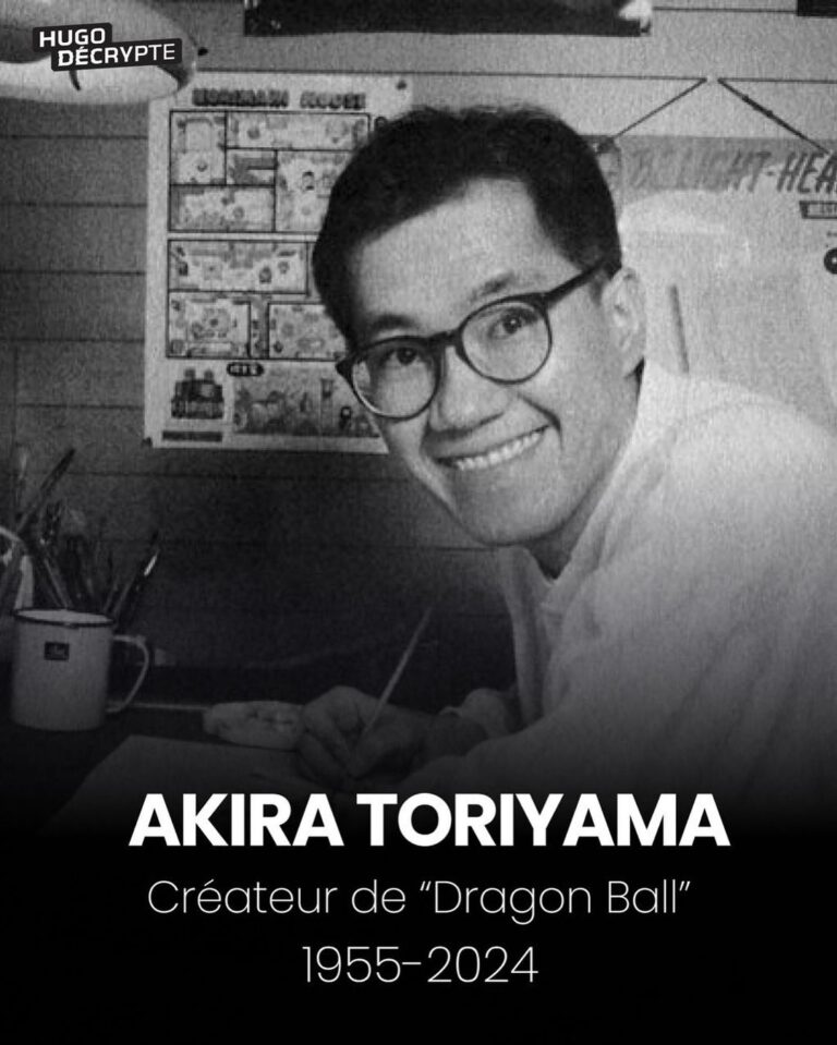 Hugo Travers Instagram - Le mangaka Akira Toriyama, créateur de « Dragon Ball » et « Dr Slump » est décédé à l’âge de 68 ans d’un hématome sous-dural, ont annoncé ce vendredi sa maison d’édition et son studio. « Dragon Ball » s’est vendu à 260 millions d’exemplaires dans le monde.