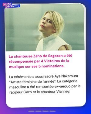 Hugo Travers Instagram - 🚨 En 1 minute, votre résumé de l’actualité du jour 🚨
.
📧 Pour suivre la newsletter : https://hugodecry.pt/newsletter
.
🍿 Pour suivre l’actu culture : @hugodecrypte.pop
.
🏋️ Pour suivre l’actu sport : @hugodecrypte.sport
.
SHOUTOUT à @maceo.frgs et @gurvanbillot pour leur participation au débat !
.
Tous les jours, on met en avant deux participants du débat. Pour participer : like + débat En commentaire.
.

Le rap est-il assez représenté aux Victoires de la musique ? 🧐
.
Commentez oui/non/sans opinion suivie de vos éventuels arguments, résultats dans l’édition de demain !
.

Couverture : ©Abaca
Actu 1 : Le Figaro, Le Parisien
Actu 2 : ©Abaca | Franceinfo, Le Parisien
Actu 3 : ©Abaca I Le HuffPost, Libéra
Actu 4 :  Le Monde, Franceinfo
Actu 5 :  AftonBladet