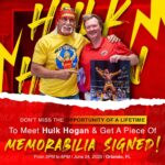 Hulk Hogan Instagram - Hulkamaniacs, Get Ready To Rumble! Hulk Hogan is hosting the ultimate event in Orlando, Florida on June 24th! The Hulkster himself will be there, brother! It's your chance to meet The Legend in person, and grab an exclusive autograph… Don't miss out on this incredible opportunity! Secure your spot now by buying your tickets, and let's make history together! Hulkamania is running wild, so join the action at the link below… Grab your tickets NOW at the link below 👇 https://hulkhoganswrestlingshop.com/products/hulk-hogan-autograph-signing
