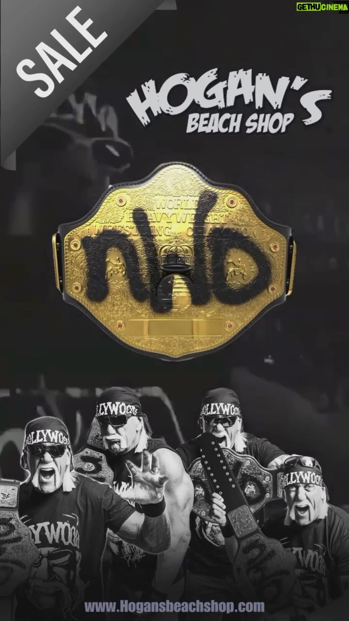 Hulk Hogan Instagram - Take your Hulkamania Collection to the next level with the NWO Belt ⚡️ Now 15% Off @hogansbeachshop Shop at the link 👉 https://hogansbeachshop.com/products/hollywood-hogan-signed-wcw-nwo-championship-belt-replica Hulk Hogan’s Wrestling Shop
