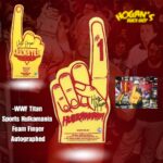 Hulk Hogan Instagram - WWF Titan sports Autographed Hulkamania Foam Finger☝️. Available Now on @hogansbeachshop Website or in store… #hulkamania 🌐Link: https://hogansbeachshop.com/products/wwf-titan-sports-autographed-foam-finger Hulk Hogan’s Wrestling Shop