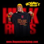 Hulk Hogan Instagram - Hulks Rules💪 1.Train 2.Eat Your Vitamins 3.Say Your Prayers 4.Believe In Yourself ….BROTHER T-Shirt Available Online Or in Store❗️ 🌐Link: https://hogansbeachshop.com/products/black-hulks-rules-shirt Hulk Hogan’s Wrestling Shop