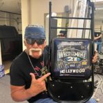 Hulk Hogan Instagram - WrestleMania 21 Goes Hollywood Autographed Chair Available Now On @hogansbeachshop Website❗️ (LINK IN BIO) 🌐Link: https://hogansbeachshop.com/products/wrestlemania-21-autographed-chair Hulk Hogan’s Wrestling Shop