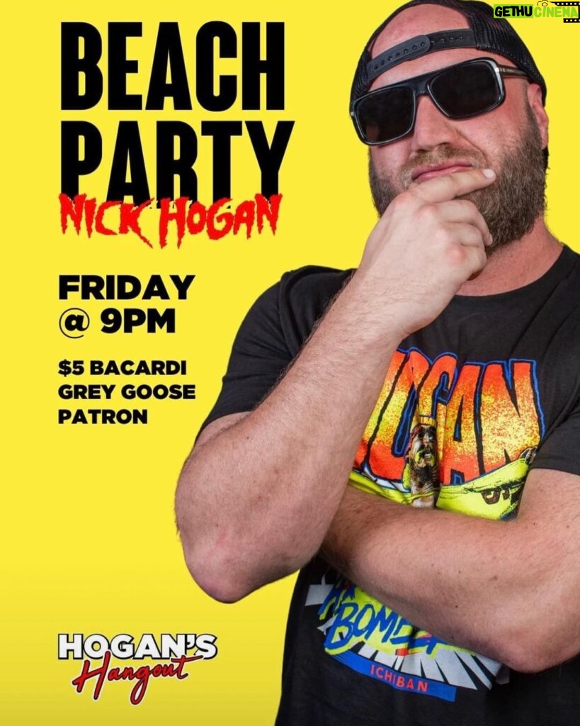 Hulk Hogan Instagram - The party starts at 10:00 Pm at #hoganshangout #clearwaterbeach brother!!!