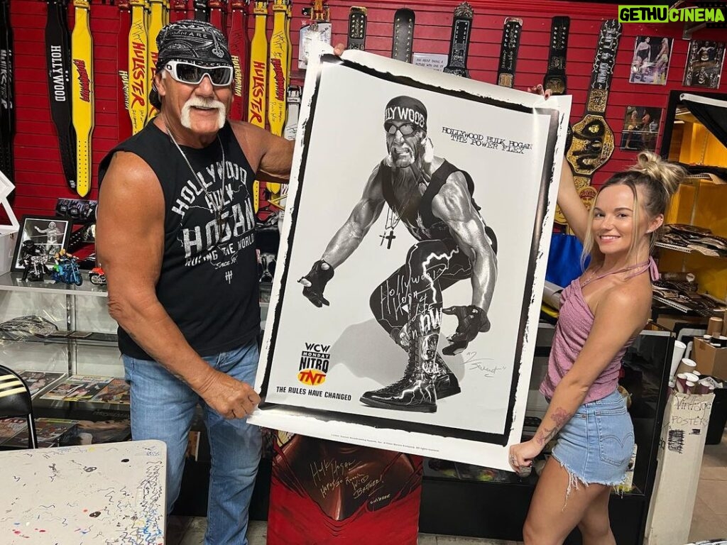 Hulk Hogan Instagram - Contact ron@hogansbeachshop.com to send your personal items in to be signed and please let us know exactly what the item is brother!!!