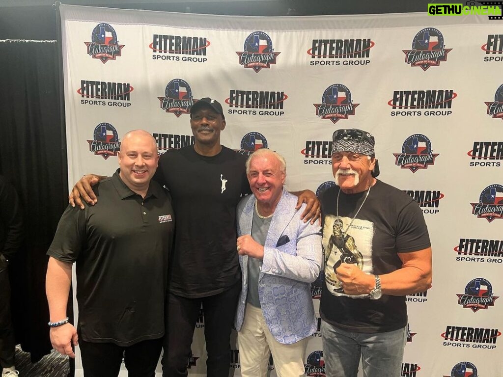 Hulk Hogan Instagram - Thank you, @fitermansports for a great day with all the Hulkamaniacs and for being so cool!!! #karlmalone #ricflair