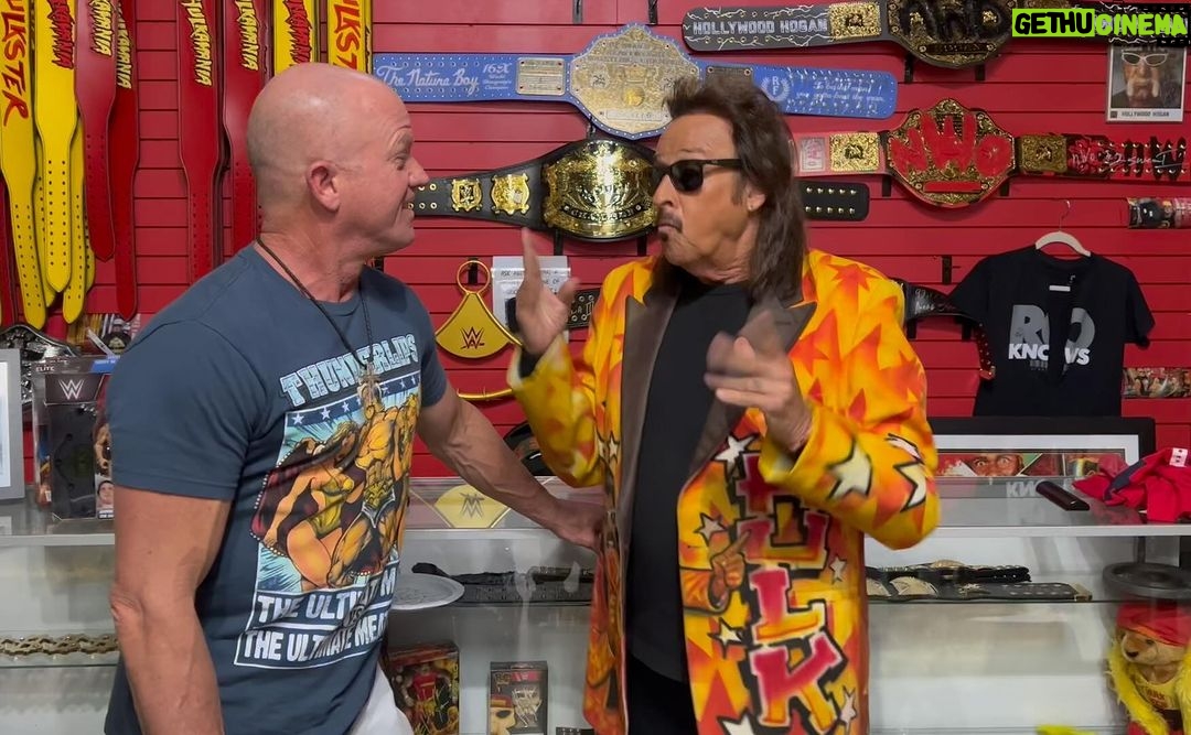 Hulk Hogan Instagram - We’re celebrating 11 years at #hogansbeachshop #clearwater with Jimmy Hart all week January 16th to the 20th so mark your calendar brother!!!