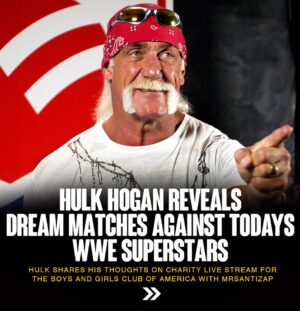 Hulk Hogan Instagram - Exclusive: Hulk Hogan reveals his dream matches against todays WWE Superstars 💪 on charity livestream for Boys and Girls Club of America 

via: MrSantiZap // Ringside News
