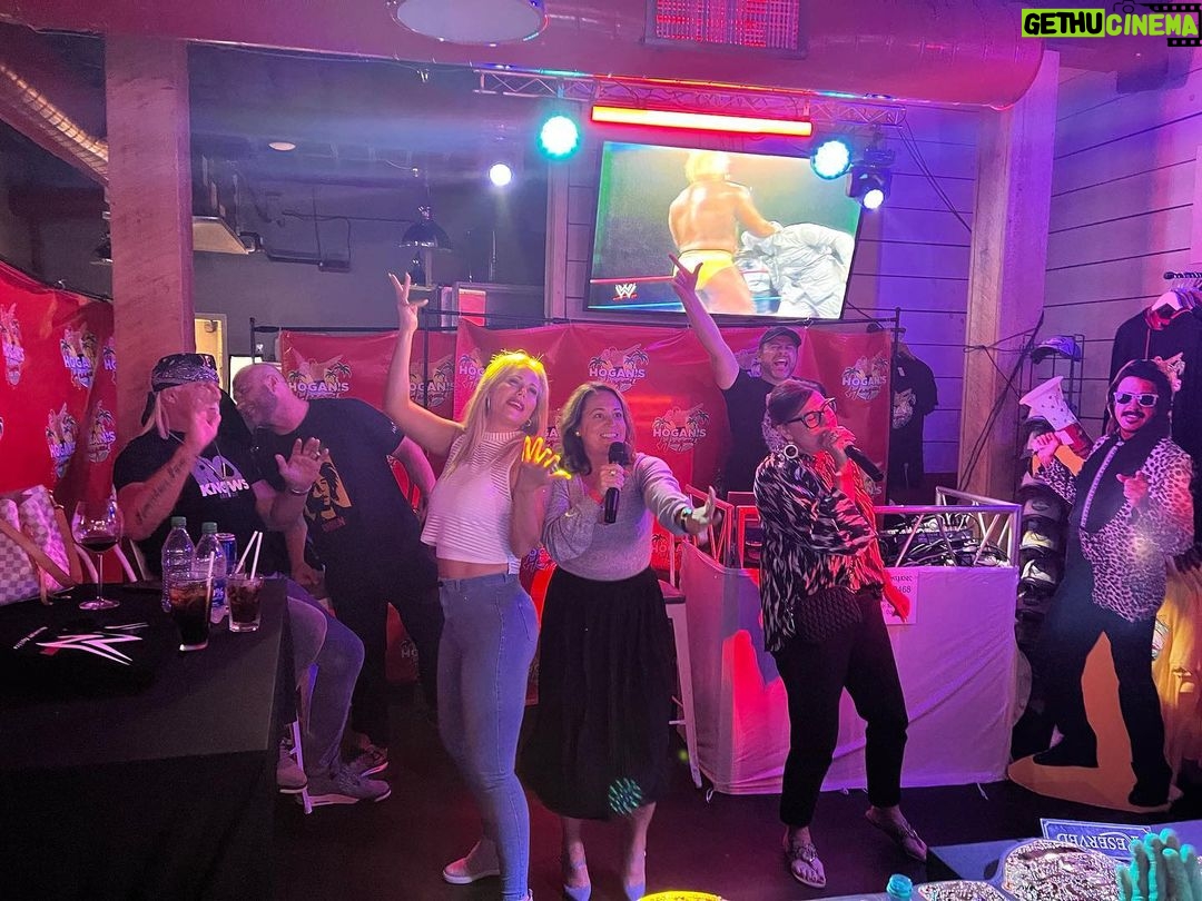 Hulk Hogan Instagram - Who’s coming #hoganshangout #karaoke tonight 8:00 Pm to 12:00 see you there brother