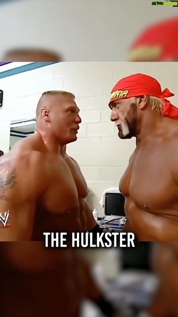 Hulk Hogan Instagram - Flashback Friday, dude! When the Hulkster met the Beast for the first time, the energy was OFF THE CHARTS, brother! 💪