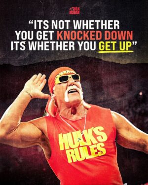 Hulk Hogan Instagram - Don't let setbacks define you, brother! It's not about how hard you hit the mat; it's about how high you bounce back! HH