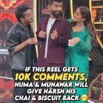 Huma Qureshi Instagram – When all of us meet #madnessmachayengeindiakohasayenge … Aur Kya ??? @sonytvofficial #pagalpanti #madness #mauj #humaqureshi @realharshgujral @munawar.faruqui #inmyqueenera