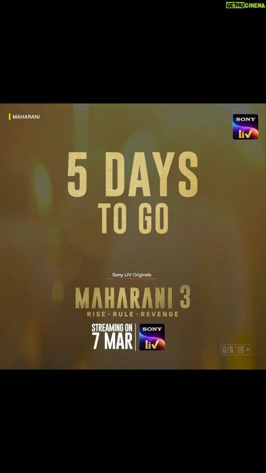 Huma Qureshi Instagram - The wait ends in just 5 days! Maharani 3 streaming on 7th March. #MaharaniS3 streaming from 7th March on Sony LIV #MaharaniOnSonyLIV @sonylivindia @sonylivinternational @sirsubhashkapoor @iamhumaq @amit.sial @shah_sohum @dibyenduofficial @bhave.saurabh @vineetskumars @thepramodpathak @kantari_kanmani @sushilpandeyofficial @anujasatheofficial @jollynarenkumar @dkh09 @kangratalkies @umashankar.singh.7 #NandanSingh @mukeshchhabracc @castingchhabra @amoghdeshpande8 @kunalwalve @drsagargeetkar @rohitsharmacomposer @veerakapuree @singvikram.83 @mangeshdhakde @yatrikdave @ametvb @sanahkewal