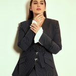 Huma Qureshi Instagram - Kicking off Maharani Promotions… Day 1 🔥 #maharani #slay #queen #trending #boom Styled by @sanamratansi Wearing a custom made pantsuit by @seraphinedesignstudio Jewels @eskae.atelier Team @sanjamkaur92 @jannat__r