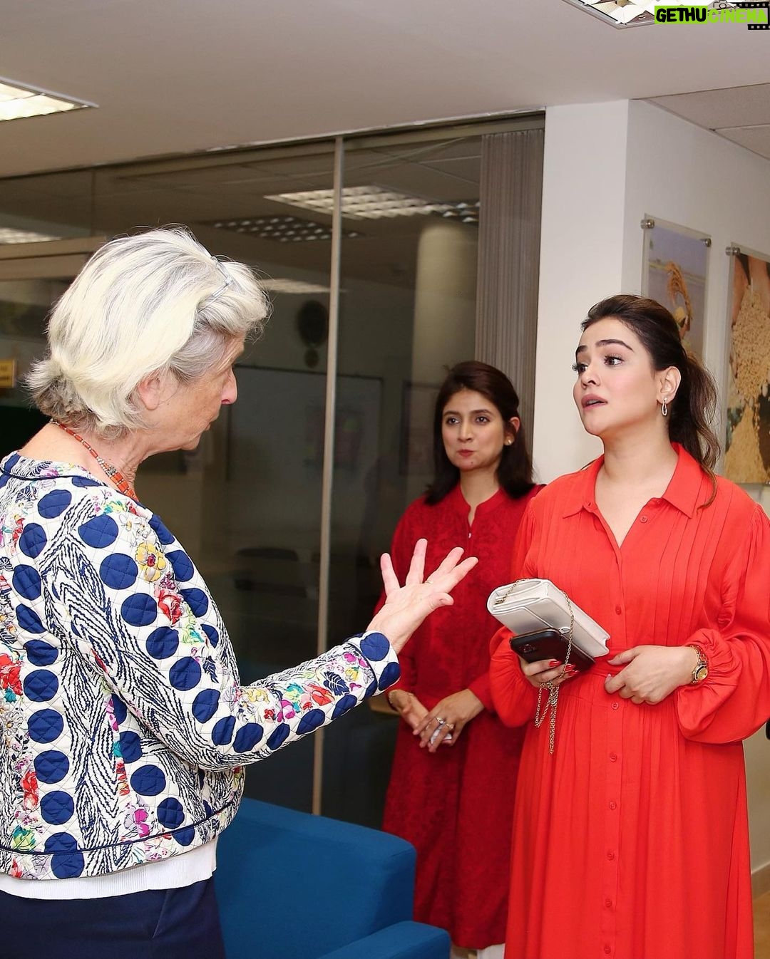 Humaima Malick Instagram - I was privileged to be a speaker at the World Food Day , organised by the Food and Agriculture Organization of the United Nations in Islamabad. Think of people who sleep hungry before wasting even a single grain of food. @fao @unitednations