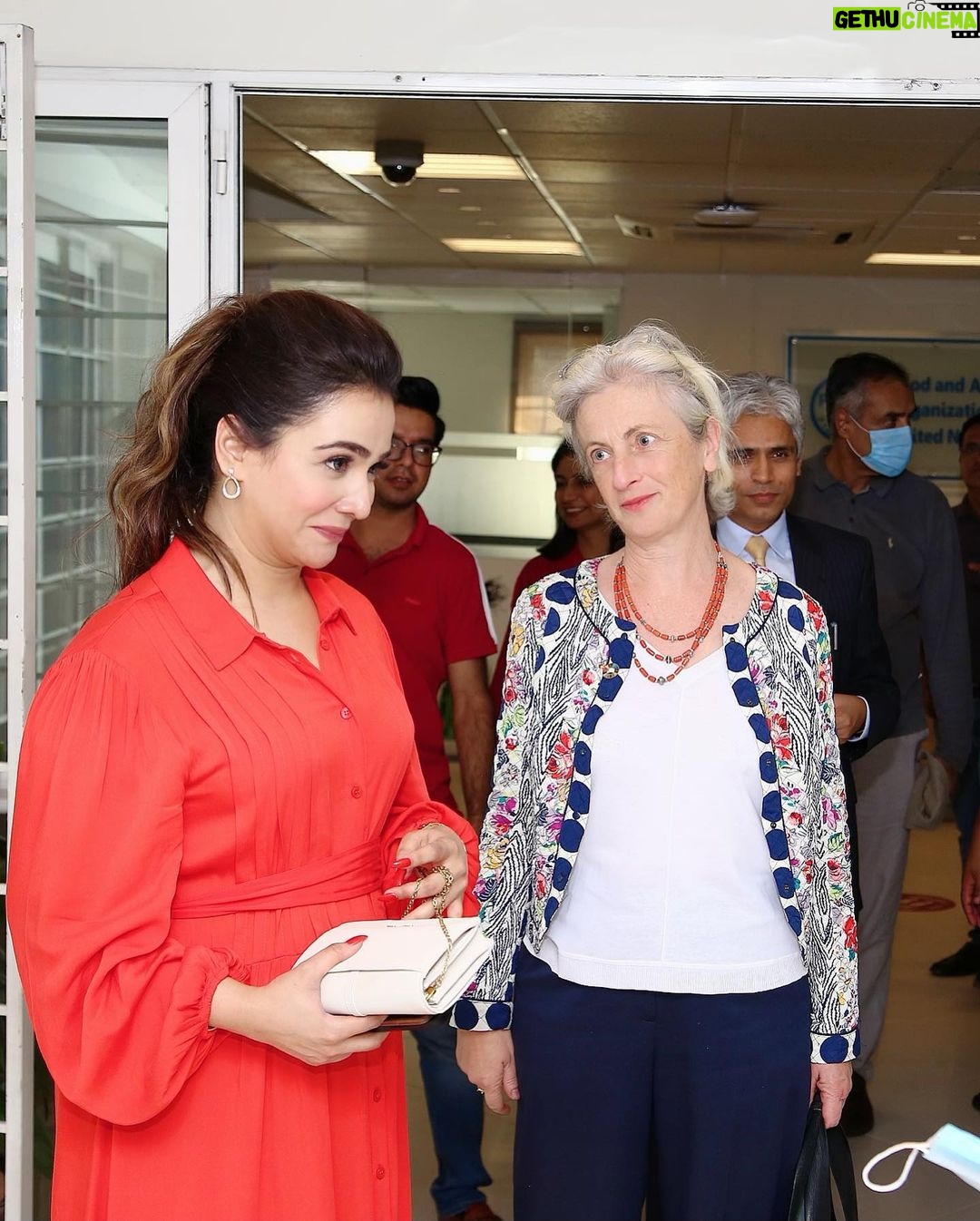 Humaima Malick Instagram - I was privileged to be a speaker at the World Food Day , organised by the Food and Agriculture Organization of the United Nations in Islamabad. Think of people who sleep hungry before wasting even a single grain of food. @fao @unitednations