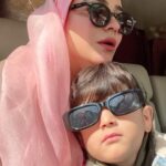 Humaima Malick Instagram - This little man have got my heart in him ❤️…. Let me write this for you so you can read it always and know this …. That no one else absolutely no one else can make me as happy as you can , I can spend hours just looking at your and thanking Allah to gave us you …. I love you the most and you are the topper in my love list Sultanam meri jaanam #saymashallah #awayfromevileyes #mayallahguideusright❤️