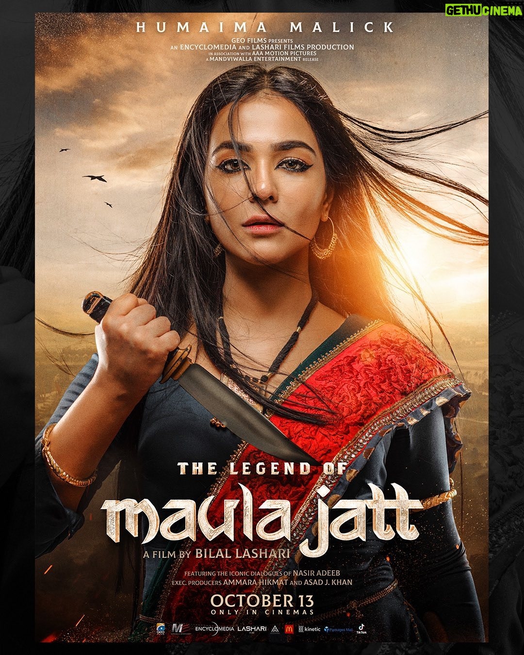 Humaima Malick Instagram - #DARO - FEARLESS AND FEISTY - HITTING YOUR HEART! 🗡 #TheLegendOfMaulaJatt releasing 13th October 2022. #MaulaJatt2022 #FawadKhan #HamzaAliAbbasi #MahiraKhan #HumaimaMalick #AliAzmat #GoharRasheed #FarisShafi #NasirAdeeb #BilalLashari #AmmaraHikmat