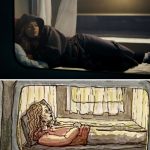 Hunter Schafer Instagram - storyboard // still @girlinred hornylovesickmess (my first time directing! thank u for trusting me: marie & team, somesuch, and all of the cast and crew <3) special thanks to @iamallimaxwell @frassysassy @lane.stroud