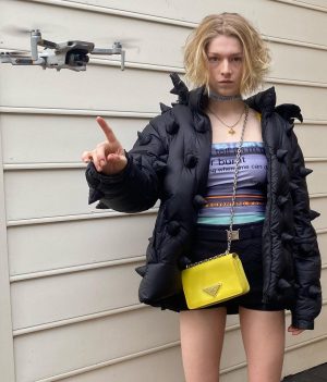Hunter Schafer Instagram - eyes up here!!