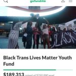 Hunter Schafer Instagram - this GoFundMe by @joshuaobawole / @blackxcollective has been up since june 25th~ let’s get this to a quarter mil yall 🌈 LINK IN BIO keep reading for their funding breakdown: -$125,000 for bail fund, legal fees and food/ride share support for Black trans/queer youth in NYC -$50,000 to build out organizing and arts mentorship program for Black trans/queer youth in NYC -$37,500 to send commissary funds to incarcerated or detained Black trans/queer young folks nationally -$37,500 to continue mutual aid micro grants program to Black trans folks impacted by covid-19 nationally