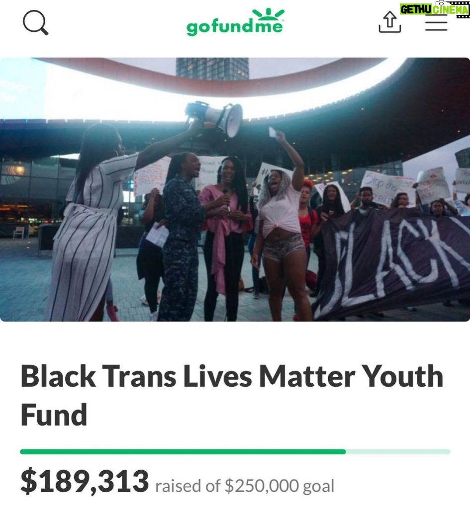 Hunter Schafer Instagram - this GoFundMe by @joshuaobawole / @blackxcollective has been up since june 25th~ let’s get this to a quarter mil yall 🌈 LINK IN BIO keep reading for their funding breakdown: -$125,000 for bail fund, legal fees and food/ride share support for Black trans/queer youth in NYC -$50,000 to build out organizing and arts mentorship program for Black trans/queer youth in NYC -$37,500 to send commissary funds to incarcerated or detained Black trans/queer young folks nationally -$37,500 to continue mutual aid micro grants program to Black trans folks impacted by covid-19 nationally
