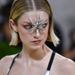 Hunter Schafer Instagram - first time at the met 👁👄👁 congrats @adalioryn on your jewelry debut!! thank you @prada @shiseido @sandyganzer @luxurylaw @lacyredway @sojinails @metcostumeinstitute
