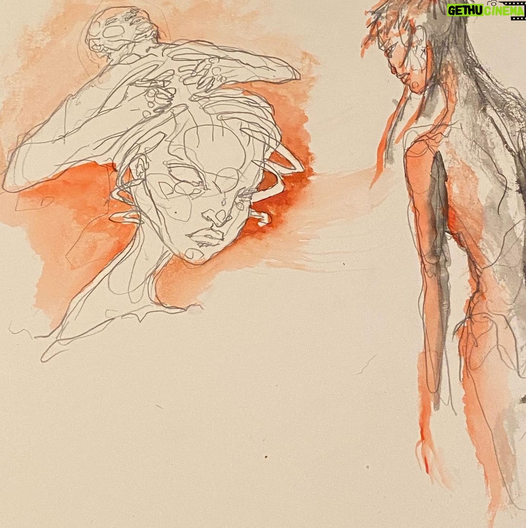 Hunter Schafer Instagram - (mini) quaratine art dump #4(?)