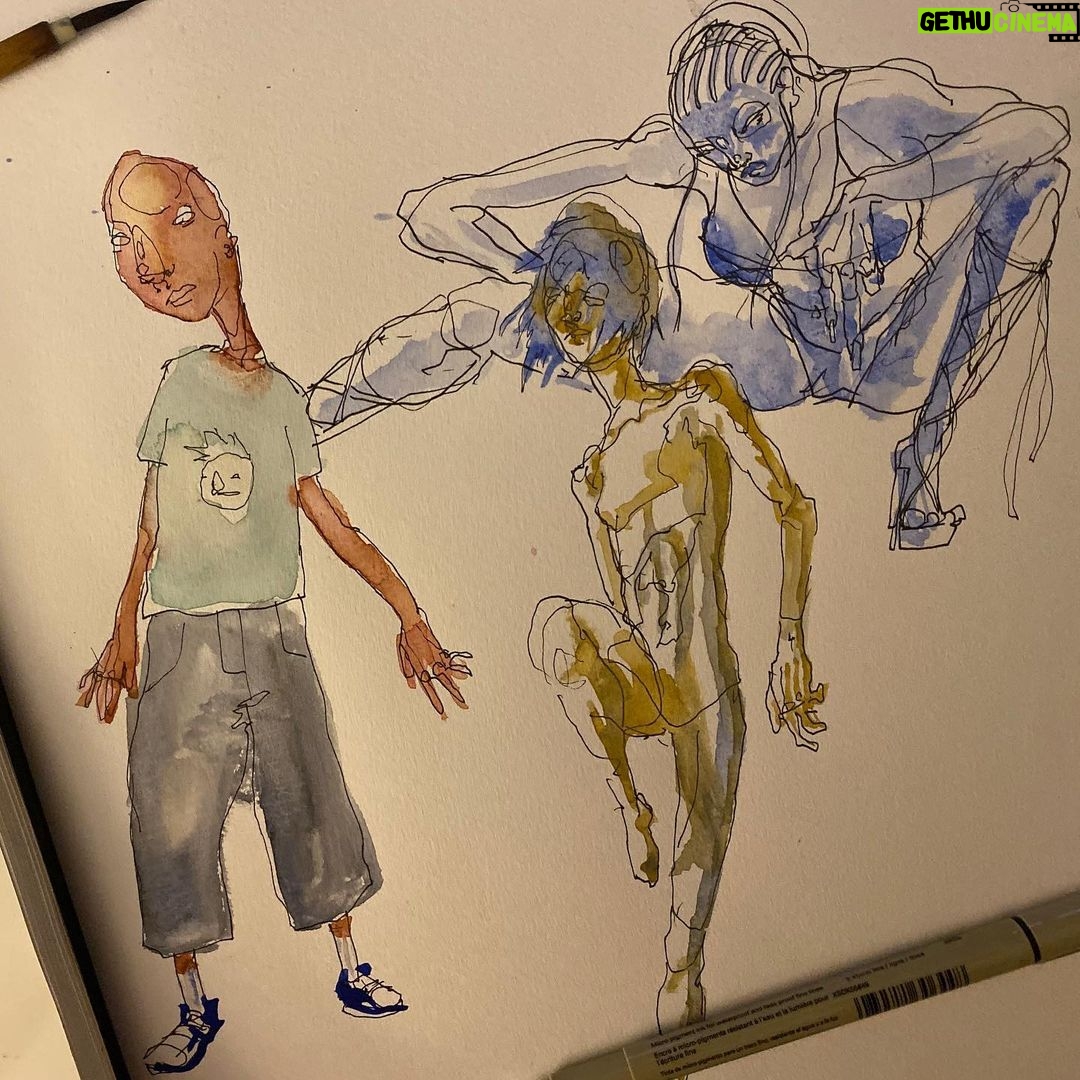 Hunter Schafer Instagram - quarantine art dump # 2