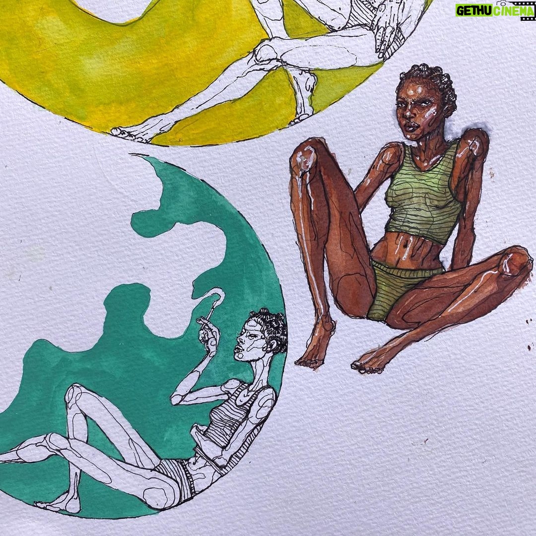Hunter Schafer Instagram - quarantine art dump # 2