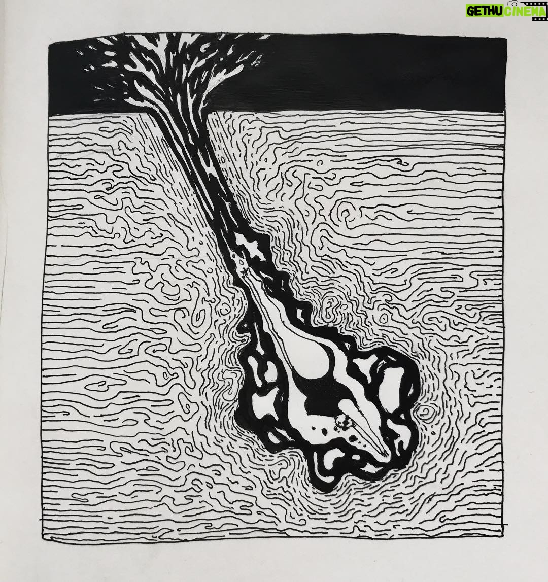 Hunter Schafer Instagram - #inktober day 4 "underwater"