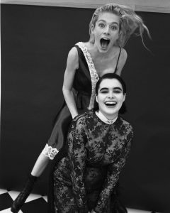 Hunter Schafer Instagram - my bb @barbieferreira and I being futch and alive (always, but in this moment) for @vmagazine photo: @cameronmccool styling: @seanknight make up: @emilychengmakeup hair: @_uncle__lee_