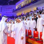 Hussain Al Jassmi Instagram - سمو الشيخ خالد بن محمد بن زايد آل نهيان ولي عهد أبوظبي يحفظه الله المستقبل المشرق لوطن التحدي والشموخ 🇦🇪🤍 ماينثني عزم على العز مسنود وماينحني راس على العز معتاد تشرّفت بأداء الأغنية الرسمية في حفل افتتاح بطولة أبوظبي العالمية لمحترفي الجوجيتسو #ابوظبي #موطن_الأبطال