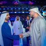 Hussain Al Jassmi Instagram - سيًّدي تشرّفت وتميّزت وتكرّمت في حفل ⁧‫#صناع_الأمل‬⁩ بحضوركم والغناء بوجودكم وبوجود جمهورنا الحبيب من كل أقطار العالم لأسجّل مع بداية هذا العام 2024 محطة هامة سأفتخر بها وستجري بعروقي نحو آفاق أخرى من استمرار النجاح ‏⁧‫#الإمارات_العربية_المتحدة‬⁩