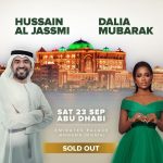 Hussain Al Jassmi Instagram - 🤍💚 #soldout #التذاكر_نفذت #اليوم_الوطني_السعودي #في_أبوظبي #ksa #ksanationalday
