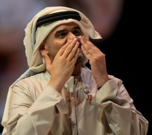 Hussain Al Jassmi Instagram - سيًّدي تشرّفت وتميّزت وتكرّمت في حفل ⁧‫#صناع_الأمل‬⁩ بحضوركم والغناء بوجودكم وبوجود جمهورنا الحبيب من كل أقطار العالم لأسجّل مع بداية هذا العام 2024 محطة هامة سأفتخر بها وستجري بعروقي نحو آفاق أخرى من استمرار النجاح 
‏⁧‫#الإمارات_العربية_المتحدة‬⁩