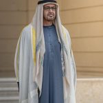 Hussain Al Jassmi Instagram - عقيد القوم .. قوي عزوم .. وبرقه دوم رفّافي 🇦🇪 #محمد_بن_زايد #حامي_الدار