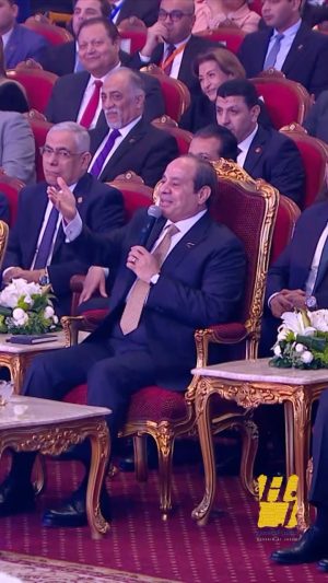Hussain Al Jassmi Instagram - شكركم وكلماتكم شرف كبير لنا فخامة الرئيس عبدالفتاح السيسي: أنت أخويا .. ووجودك معانا رسالة 🇦🇪 ❤️ 🇪🇬