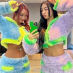 Hyolyn Instagram - 음💜🎤🤍🧡💚💙🎤❤️중