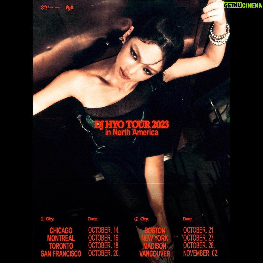 Hyoyeon Instagram - DJ HYO TOUR 2023 in North America π10/14 CHICAGO @sound_bar π10/16 MONTREAL @clubsodamtl π10/18 TORONTO @thepheonixtoronto π10/20 SAN FRANCISCO @temple_sf π10/21 BOSTON @royaleboston π10/27 NEW YORK @websterhall π10/28 MADISON @liquidmadison π11/02 VANCOUVER @heyccyvr βmore dates to be announcedβ¦β #GirlsGeneration #μλ
μλ #HYO #ν¨μ° #DJ_HYO_TOUR #DJHYOTOUR_2023 #DJHYOTOUR2023_inNorthAmerica