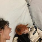 Iñaki Godoy Instagram - I wonder how many pictures of @emilysteaparty sleeping I will have by the end of season 2… @onepiecenetflix