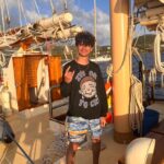 Iñaki Godoy Instagram - Day 15: We just got to Grenada after a chaotic 3 day passage. I’ve never done something so extreme in my life, being part of this crew is insane. There’s been lots of rain, waves, cold wind. But also rainbows, stars, and beautiful sunsets. Learning how to sail is hard, I’m still trying to figure out the name of every line. However, this adventure is giving me so many amazing memories that I will never forget. Can’t wait to tell you more in the future !!!