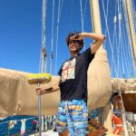Iñaki Godoy Instagram - Day 52: I can’t believe we are more than halfway through this adventure, the days seem to go by so fast. After a lot of hard work, I’m finally beginning to understand how to live and sail in this ship. Just a few days ago, I led the group that raised the main, which was very exciting. Ive also navigated my way trough the ocean at the middle of the night using only a star and a compass, which felt awesome. Currently, I’m learning how to use maps and coordinates, which is very confusing. But I’m sure that with time, I will get better at it. I feel very grateful that I get to travel to a lot of different places, which makes me think: If you could travel anywhere, where would you go and why ? Me personally, I would love to visit Japan soon, it has become a very important part of my life and I would like to know it better. Sending you all a huge hug !!!!!!