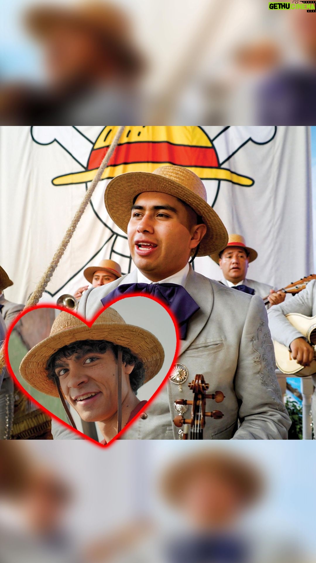 Iñaki Godoy Instagram - 🎶 Mariachi x Straw Hats 🎶 Nakama in Mexico City showed tons of ❤️ to our captain @inakigo! #onepiecenetflix #onepiece #onepieceliveaction #cdmx