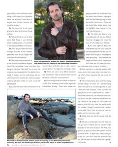 Ian Bohen Instagram - I’m SUPER jazzed for this one as it’s my hometown and the most special place in my world. I hope you like it. @carmelmagazine * Cover and last page 📸’s by Kelli Story by @brettwilburcarmel * Portraits by my wildly talented brother from another mother and adventure amigo @emersonmiller 🤠